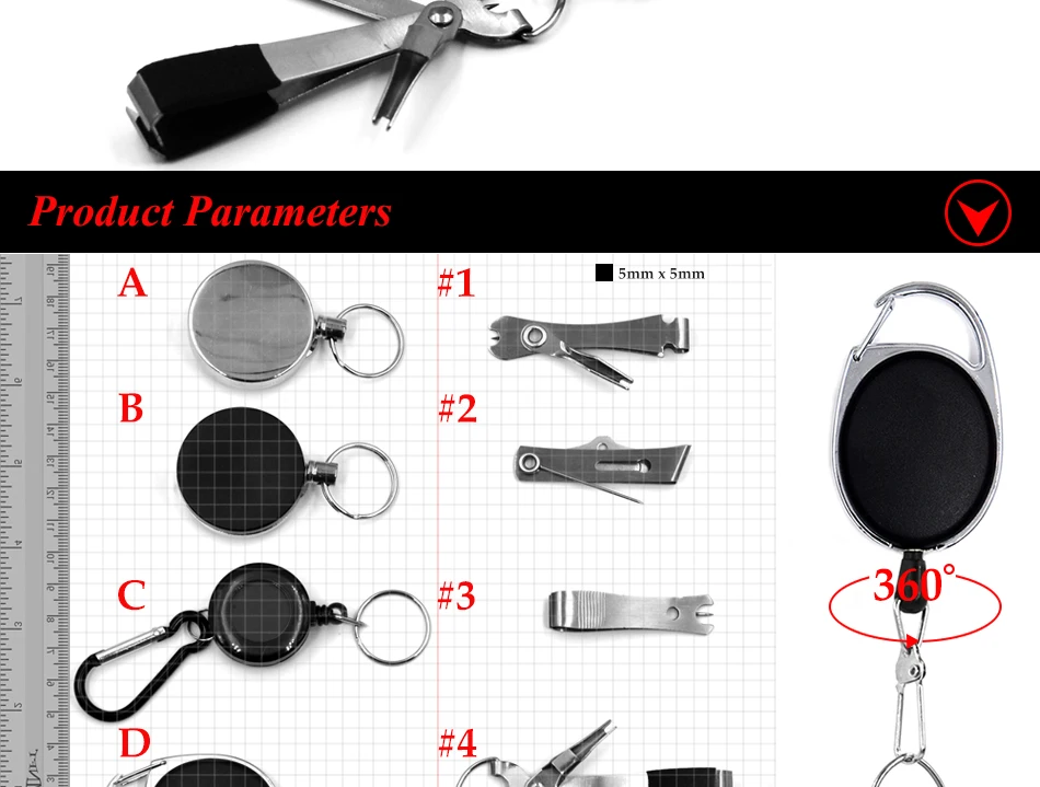 Comparativa de los distintos estilos de retractor disponibles