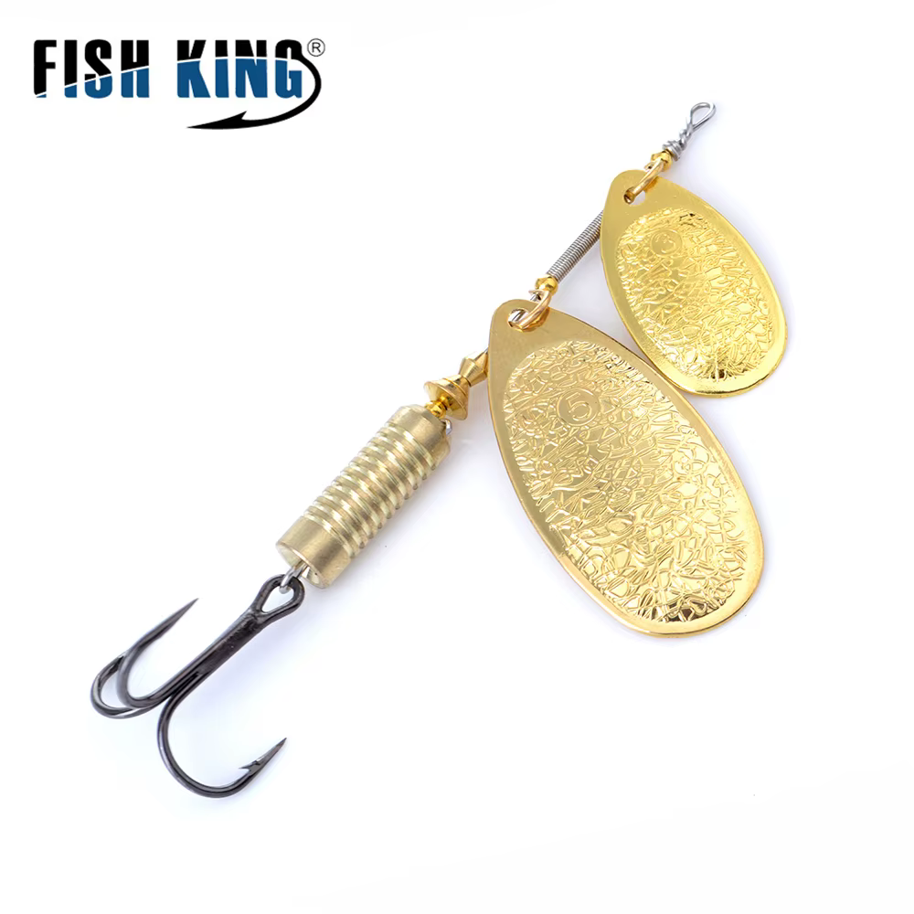 FISH KING señuelo metálico giratorio – Lanza larga para pesca - imagen 5