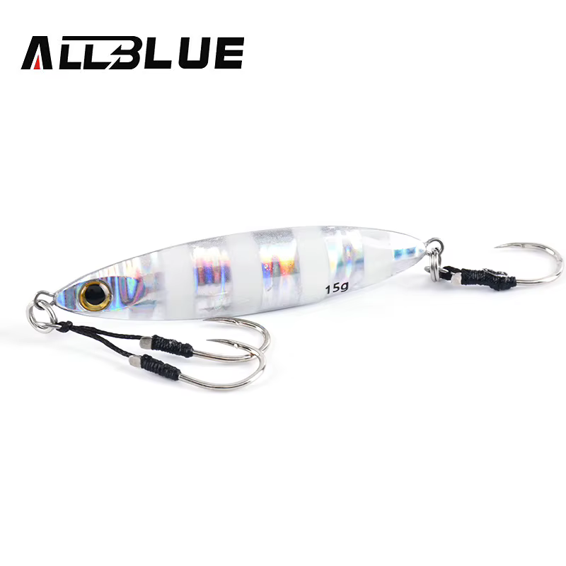 ALLBLUE Cuchara Slow Jig Fundida 10g y 15g para mar - imagen 2