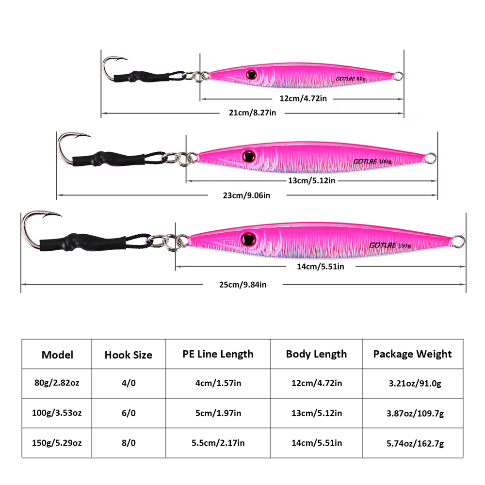 Goture Señuelo cuchara de metal para lubina - Jigging - imagen 2