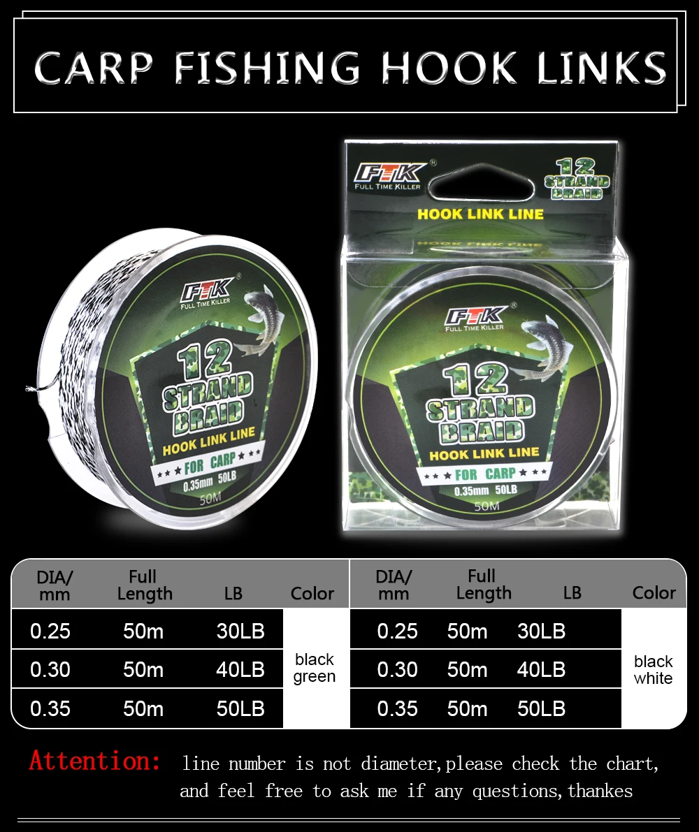 Línea líder PE para pesca feeder y carpa