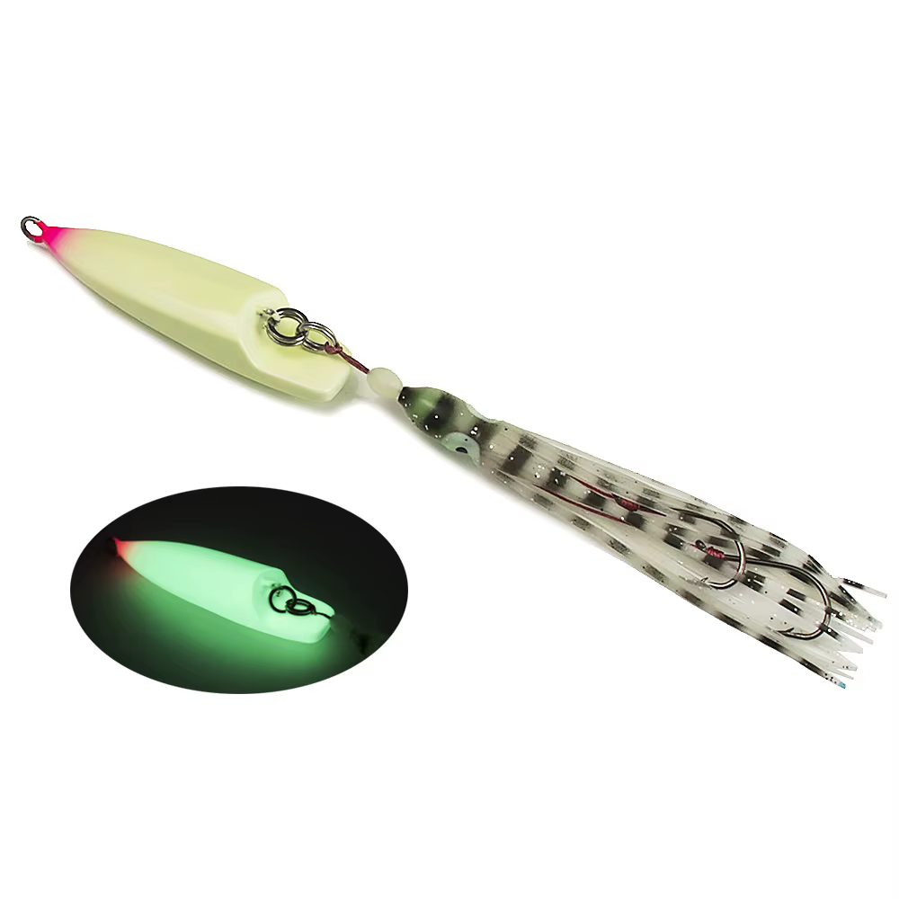 Countbass Inchiku Jig 120g – Calamar con Anzuelo de Asistencia Octoups - imagen 4