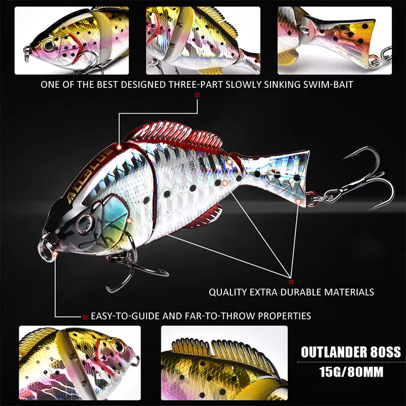 Outlander 80SS Swimbait – Señuelo para depredadores - imagen 5