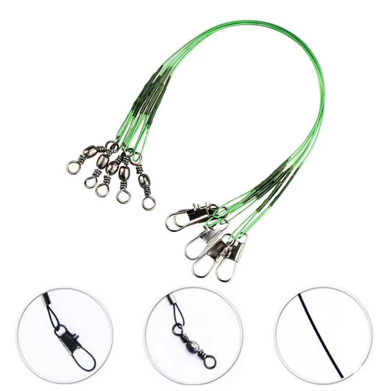 Leader giratorio de acero inoxidable para pesca – Alta resistencia - imagen 5