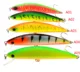 Señuelo Minnow hundible de cebo duro con gancho ranura sangre - imagen 4