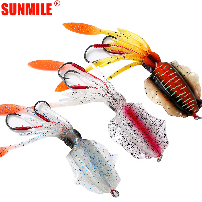 SUNMILE Wobbler 150mm – Señuelo calamares luminiscente mar profundo - imagen 3