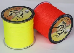 Línea trenzada japonesa PE de alta densidad ultrarresistente para pesca
