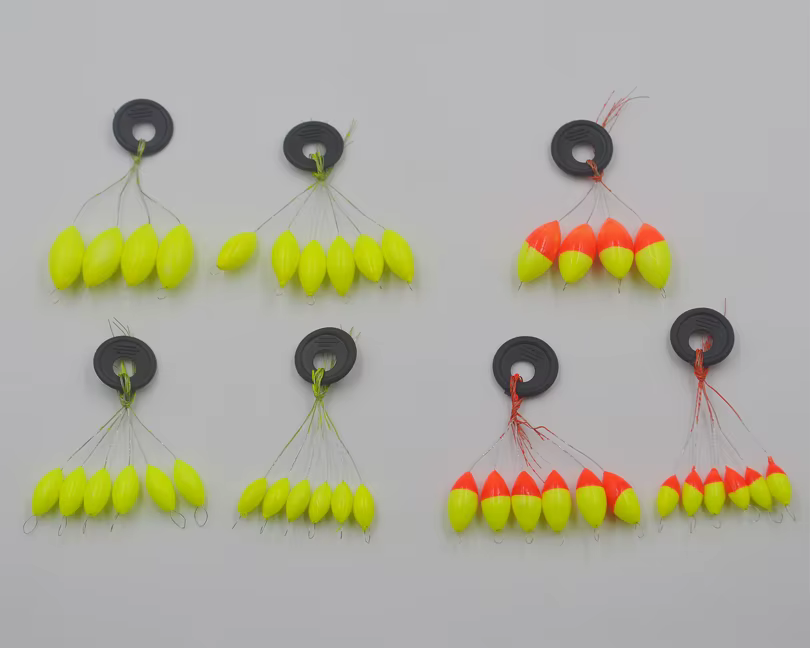 MNFT flotador de pesca ovalado alta visibilidad – Fácil uso tipo tapón - imagen 3