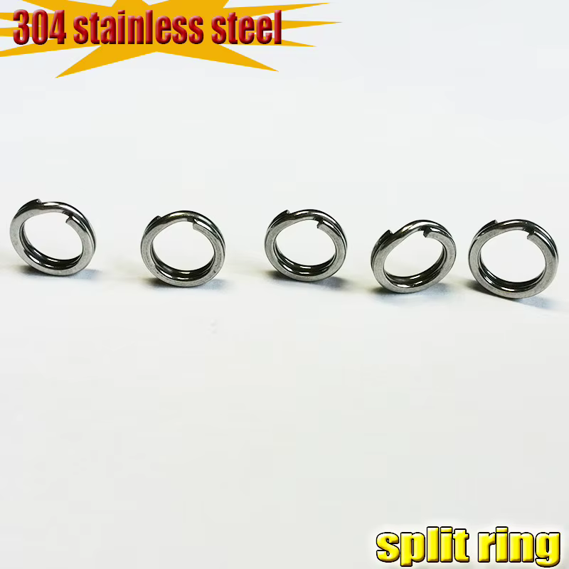 Anillos Dividedos 200 – Acero Inoxidable Split Rings Pesca Mar - imagen 4