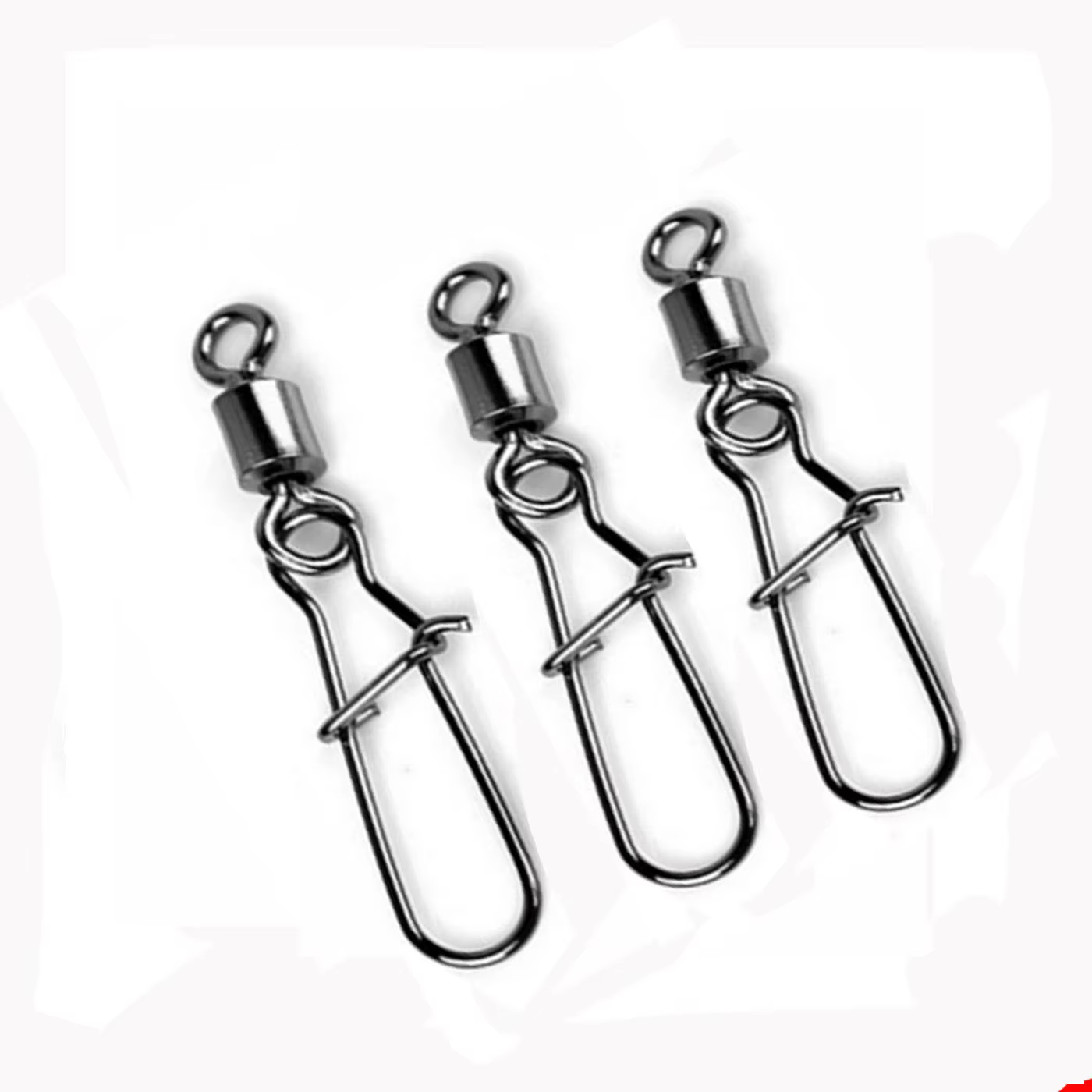 Desviador giratorio inoxidable con mosqueton para pesca - imagen 5