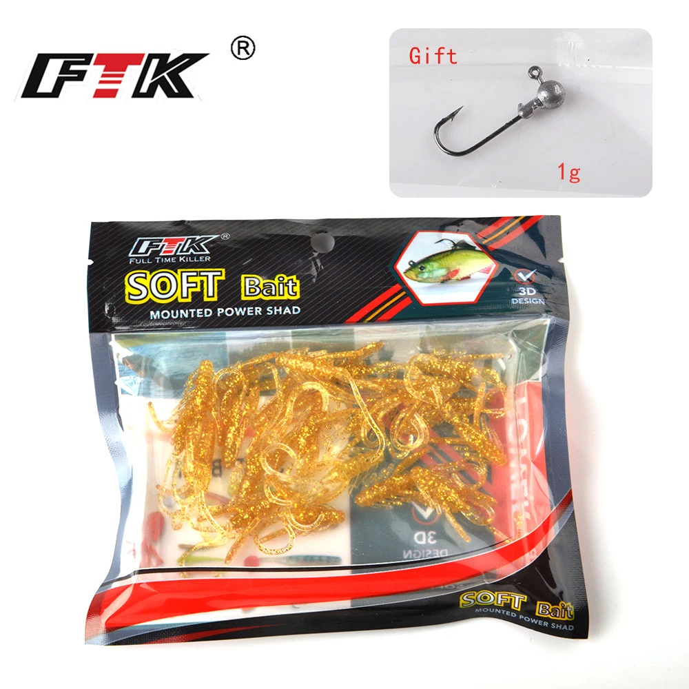 FTK Jig Head Silicona para Bass – Wobbler Swimbait Señuelos Saltwater - imagen 2