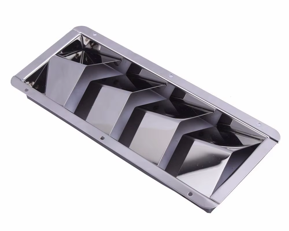 Rejilla de ventilacion marina en acero inoxidable - 10-3/8 x 4-3/8 - imagen 5