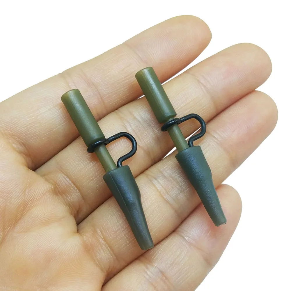 Clips de plomo seguro para aparejos carpa conector engarzado - imagen 3