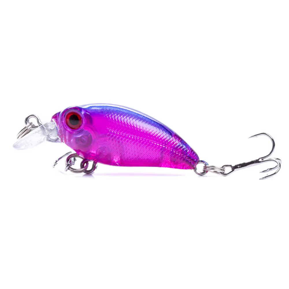 Mini senuelos Crankbait flotantes para lucio - cebo duro plastico - imagen 4