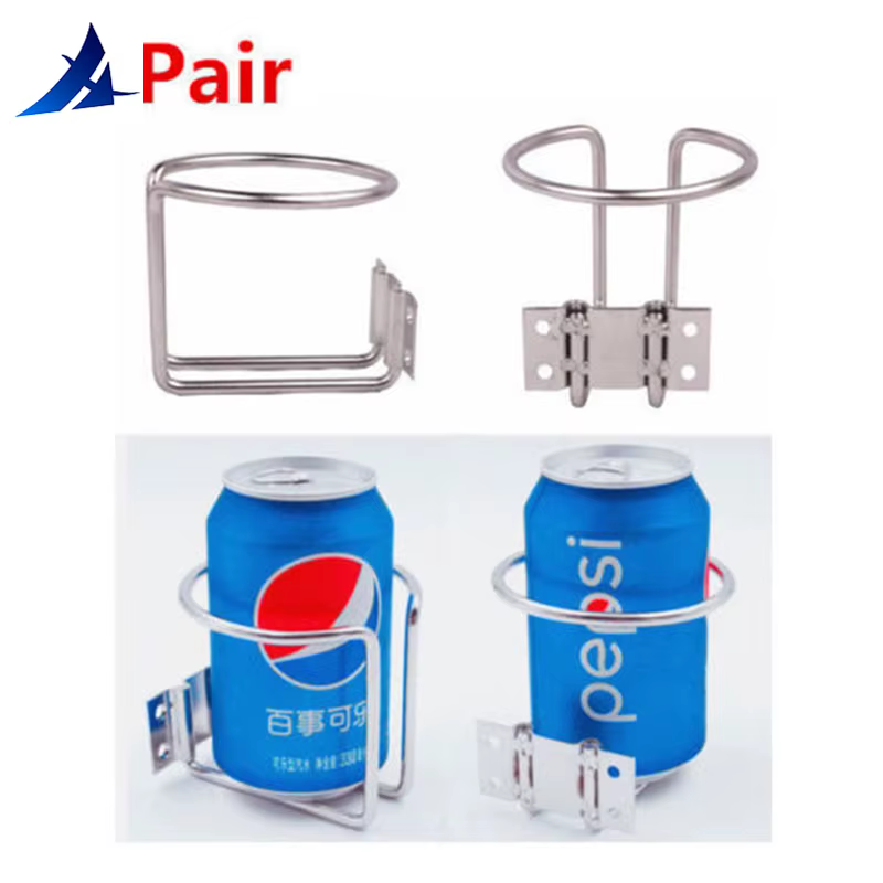 Sóporte para vasos barco acero inoxidable yate marino con tornillos - imagen 2