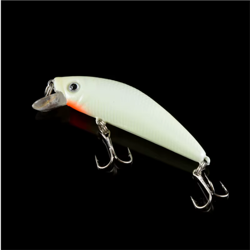 Señuelo luminoso nocturna para lucio y carpa – Crankbait con ganchos - imagen 3