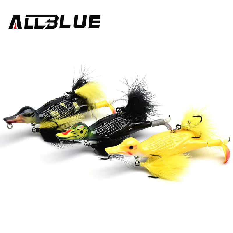 ALLBLUE Stupid Duck 3D – Señuelo superficie flotante con splash - imagen 4