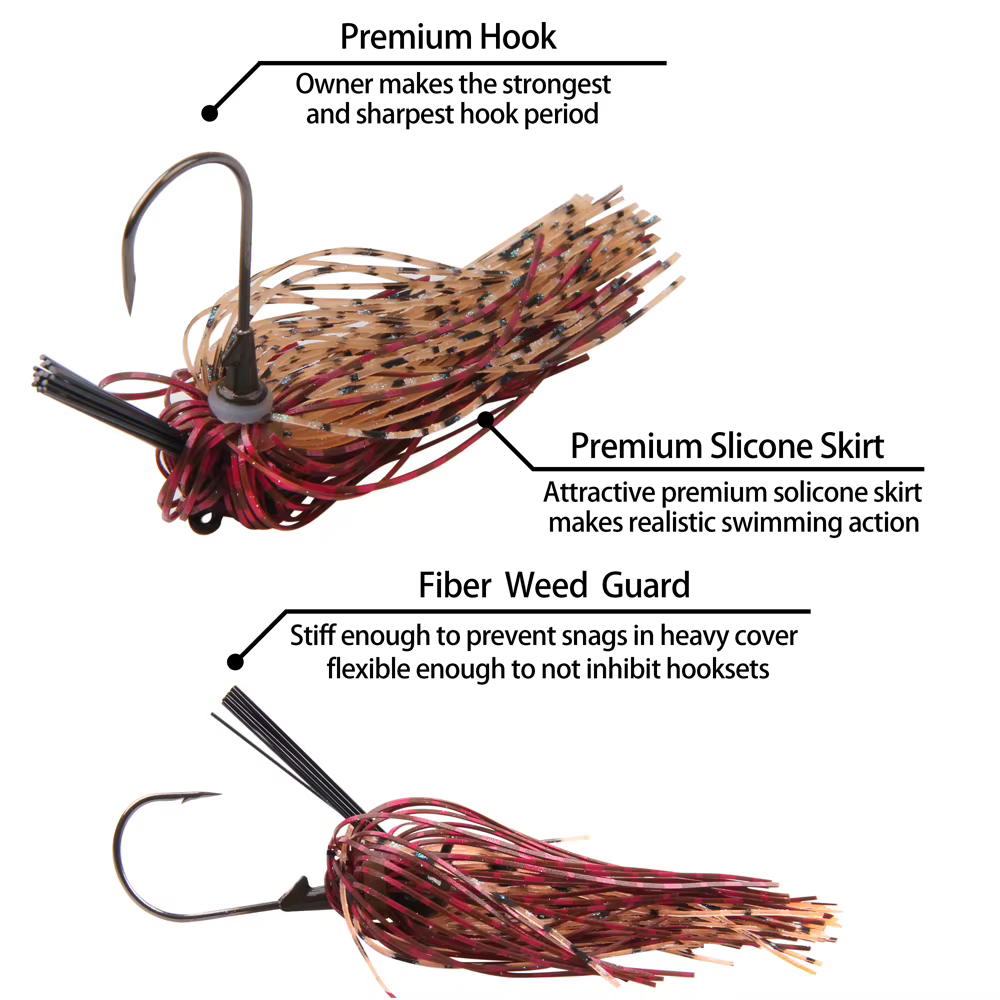 Jig Head señuelo para pesca de lubina y trucha - imagen 4