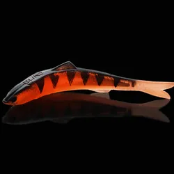 Señuelo vinilo de aluminio con ojos 3D para pesca de peces