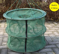 Trampa automática para camarones de doble capa con malla fundida