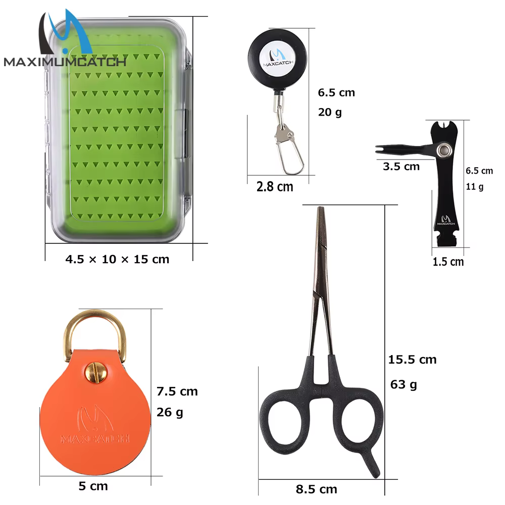 Maximumcatch Kit herramientas pesca con mosca – Alicates, tijeras y pinzas - imagen 2