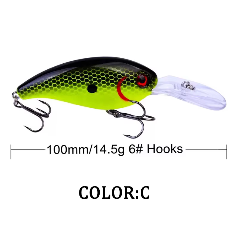 Wobbler Minnow 10cm 14,5g para Lubina y Lucio - imagen 3