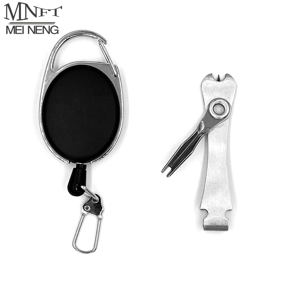 MNFT Herramienta 3 en 1 Fly Fishing – Cortadora, Pinza y Retractor - imagen 5