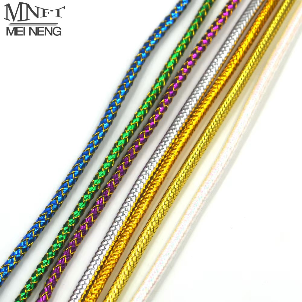 Cable Mylar holográfico Mraided – Tubos 3mm y 3,5mm para atado de moscas - imagen 3
