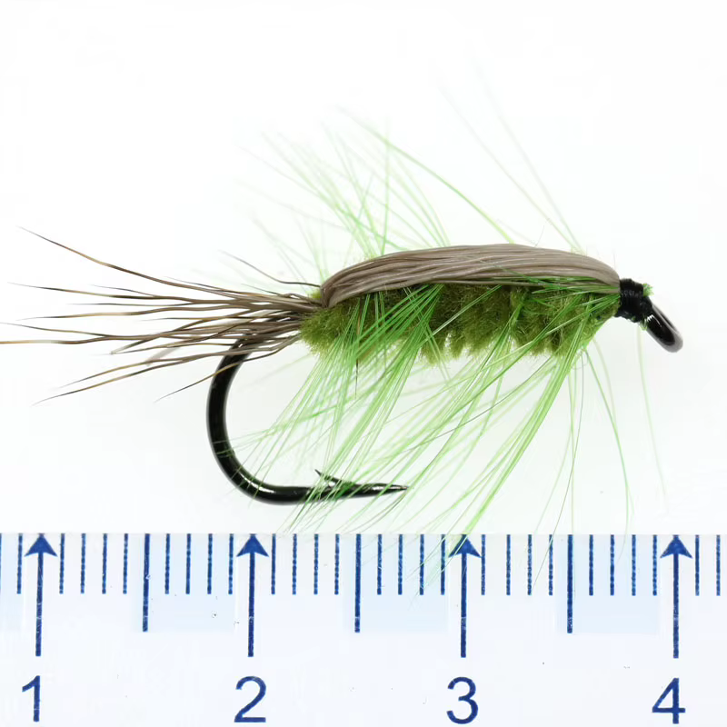 ICERIO Caddis Nymph cebo para pesca con mosca trucha pelo de ciervo - imagen 2