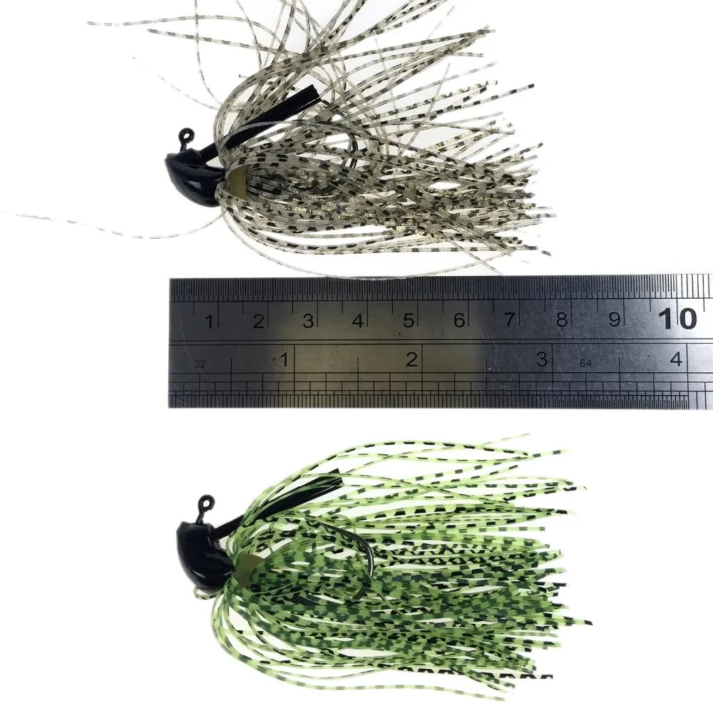 Jig spinner con falda elástica 7-14g para lubina - imagen 4