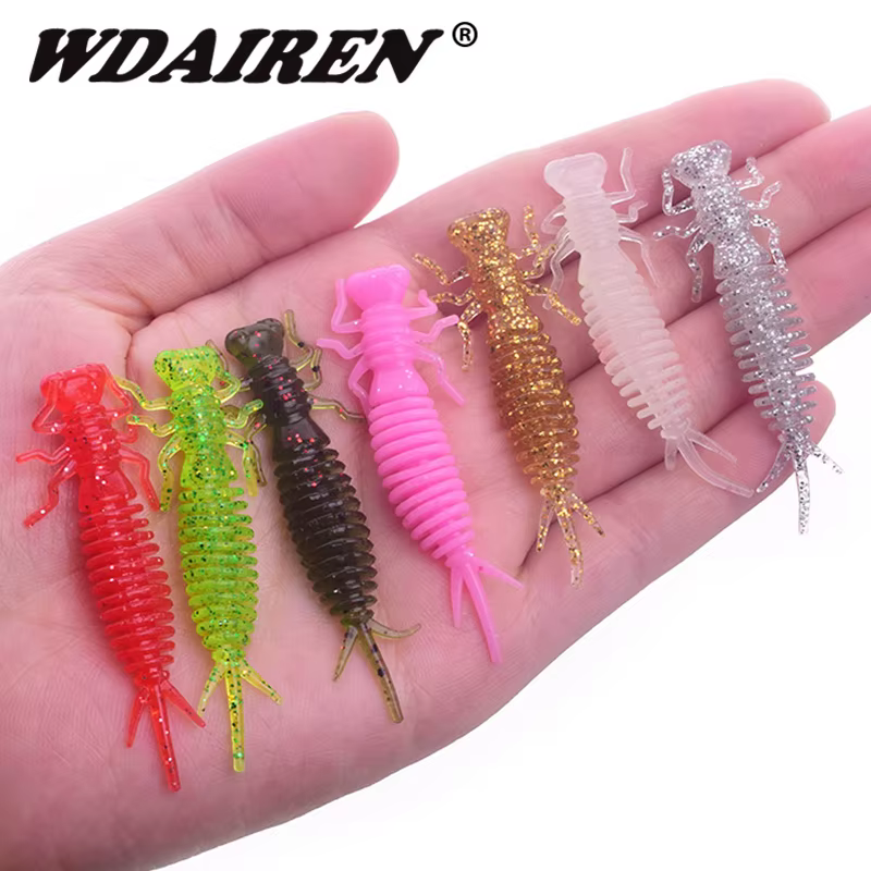 Vinilo Wobbler 55mm – Señuelo blando para lubina y carpa con olor a sal