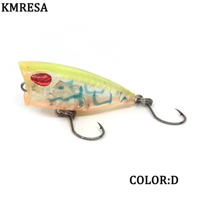 Señuelo duro mini Popper para lucio - 4 cm, 3 g, flotante efectivo - imagen 4