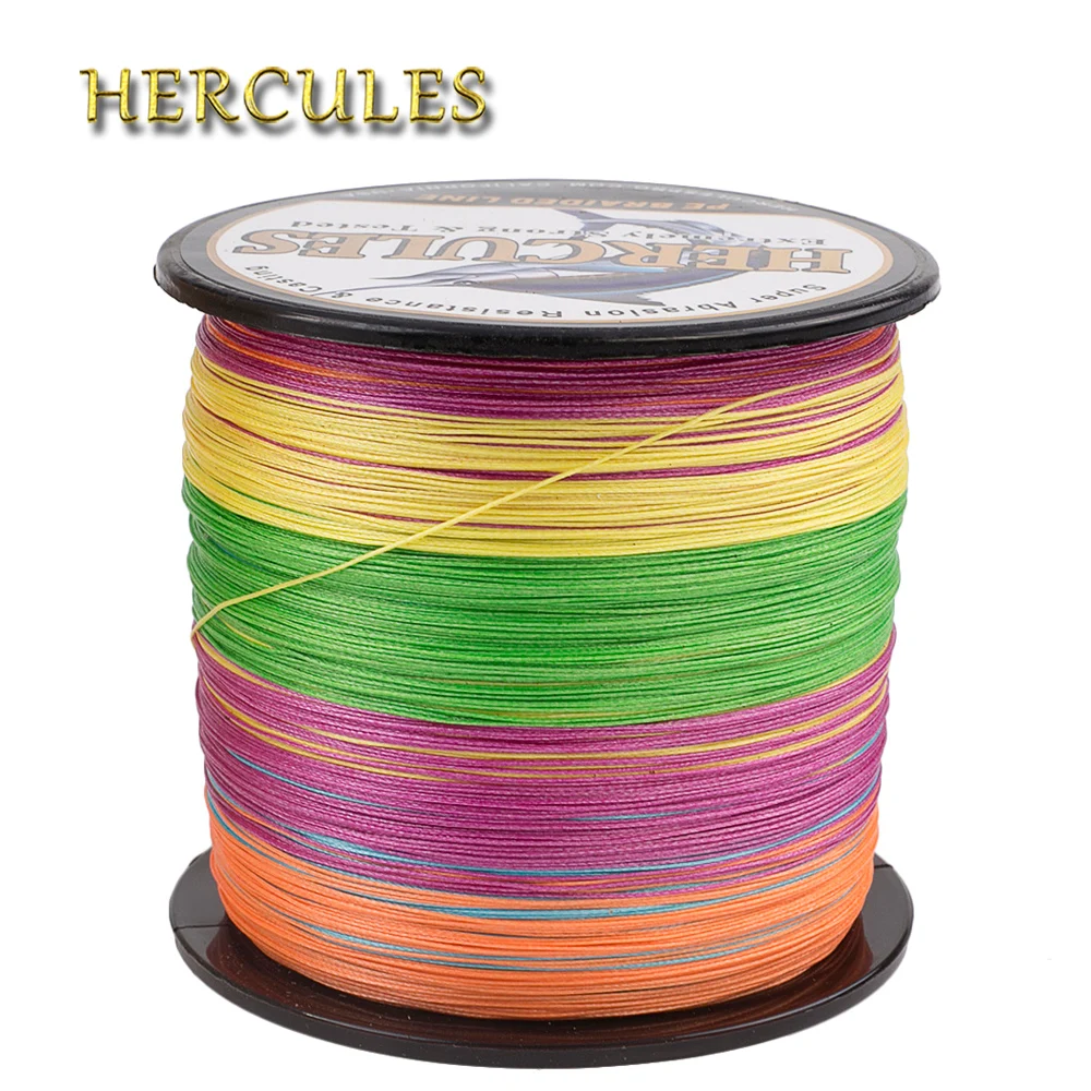Hilo trenzado Hercules multifilamento para pesca en mar y carpa