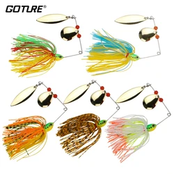 Goture Señuelo Giratorio Metal – Hojas para Lucio Lubina Carpa