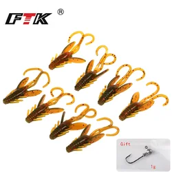 Señuelos de Insecto FTK – Cabezas de jig en silicona para agua salada