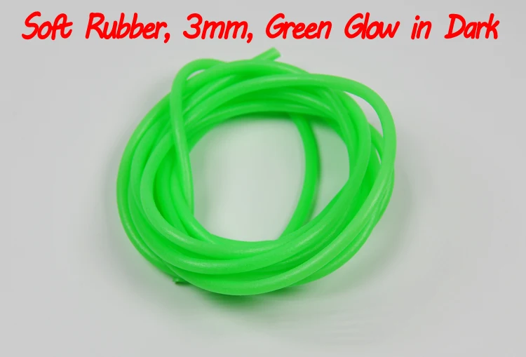 Tubo luminoso verde oscuro para pesca marina