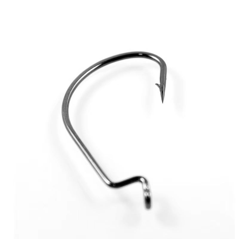 Anzuelo Offset Vientre Ancho Obsession W001 – Para vinilo y cebo blando mar - imagen 5