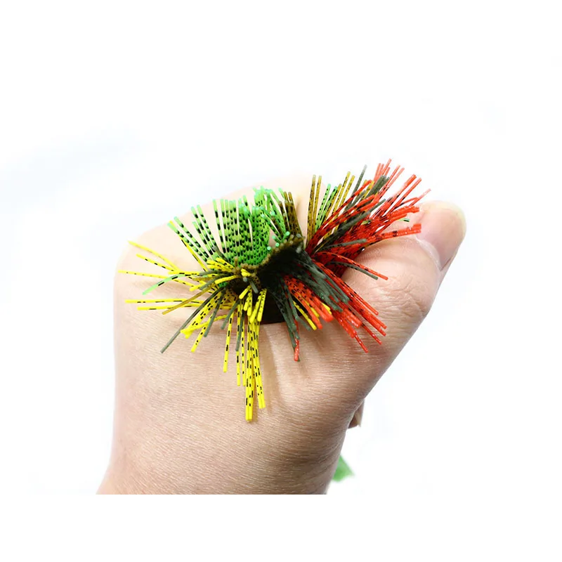 PERSUADER Grizzly Barred patas de goma redondas para moscas - imagen 3