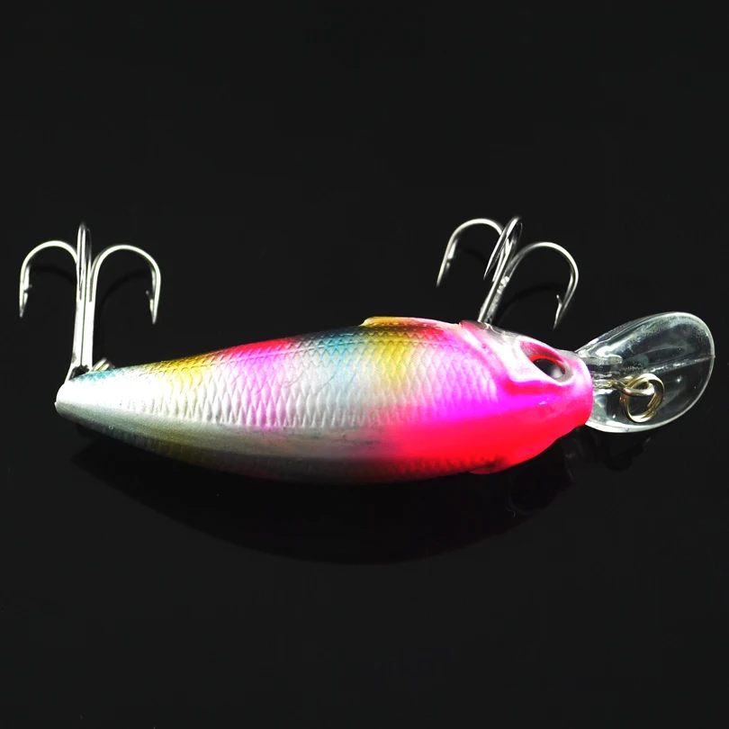 MNFT Crankbait 7,5 cm – Señuelo duro con ojos 3D y anzuelos - imagen 4