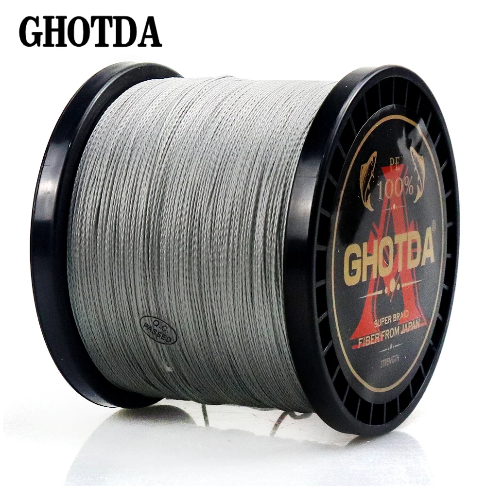 GHOTDA Línea Trenzada PE – 4 colores alta resistencia agua salada - imagen 2