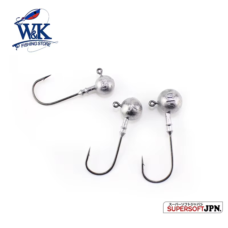 W&K Jig Head Original anzuelo pin tail para vinilo - imagen 3