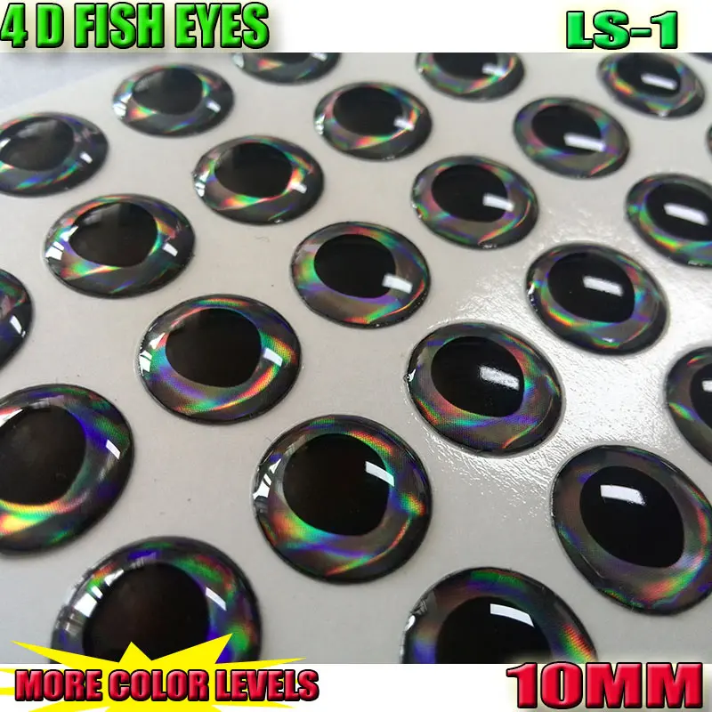 Vista completa del lote de ojos de pesca 4D