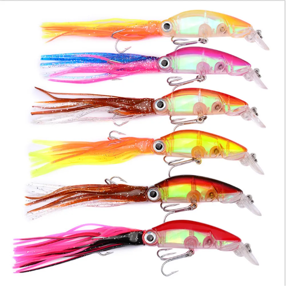 Señuelo pulpo biónico de pesca 12cm 20g