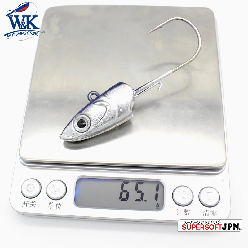 WK Strong Jig Head – Cabeza weights grande 8/0 para vinilos - imagen 5