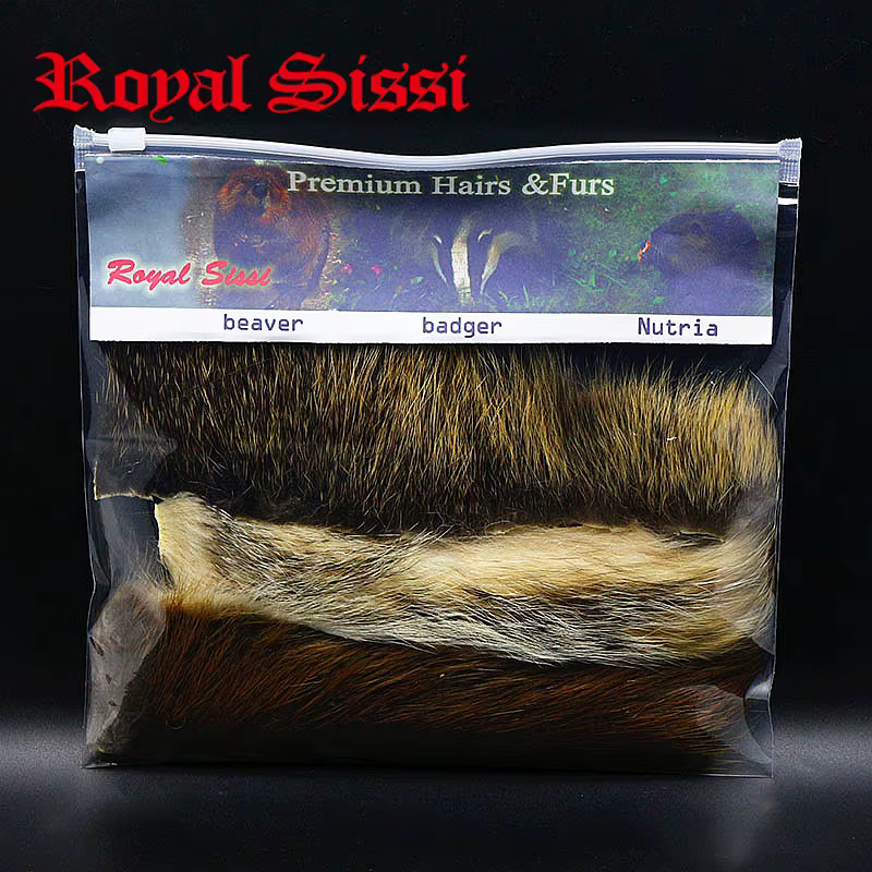 Prime Pelo Nutria Castor Tejón – Atado Streamer Agua Salada - imagen 2