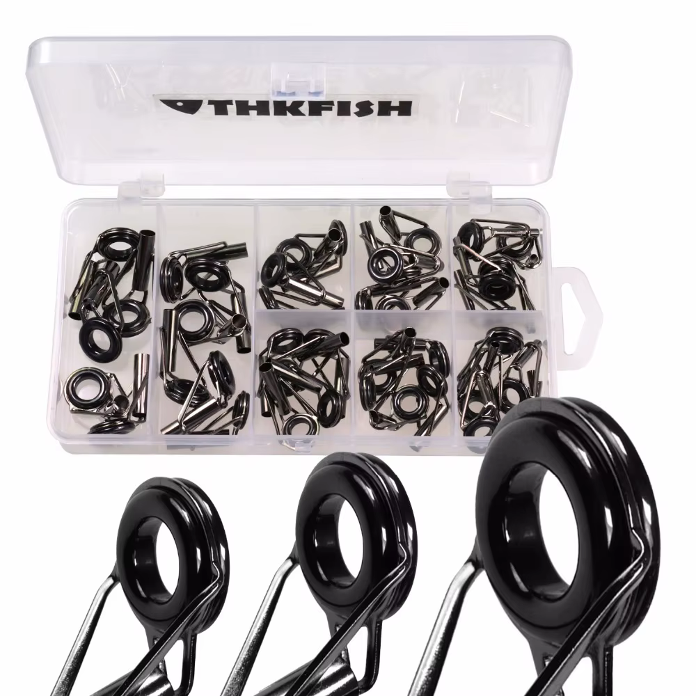 THKFISH Kit Anillas Cerámica Recambio – Reparación Cañas Pescar - imagen 3