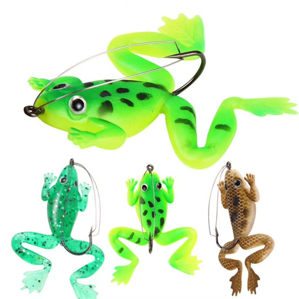 Señuelo de rana Frog 6cm 5,2g – Vinilo con anzuelo para black bass - imagen 5