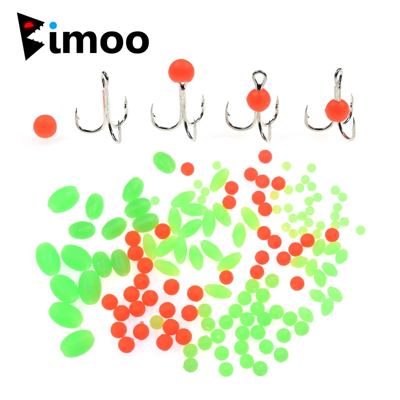 Cuentas Luminosas Sabiki – Naranja rojo y verde para pesca