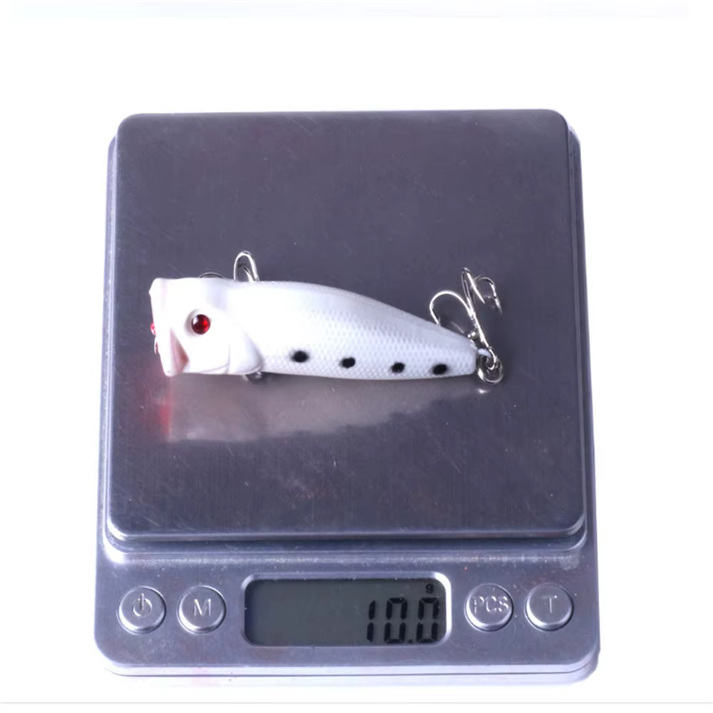 FISHINAPOT Popper Luminoso Señuelo Artificial Hecho a Mano para Pesca