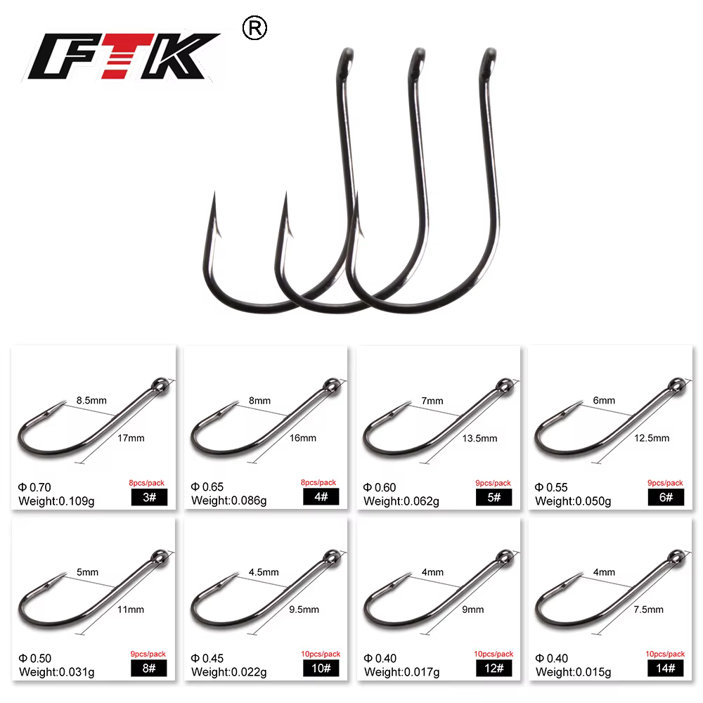 Anzuelo ISEAMA de carbono con púas – Ojo para carpfishing - imagen 5